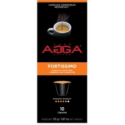 Nespresso Compatible Capsules>Ma Caféine Agga | Espresso Fortissimo - box of 10 Nespresso® compatible capsules