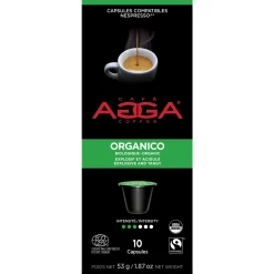 Organic Fair Trade|Nespresso Compatible Capsules>Ma Caféine Agga | Espresso Organico - organic - box of 10 Nespresso® compatible capsules