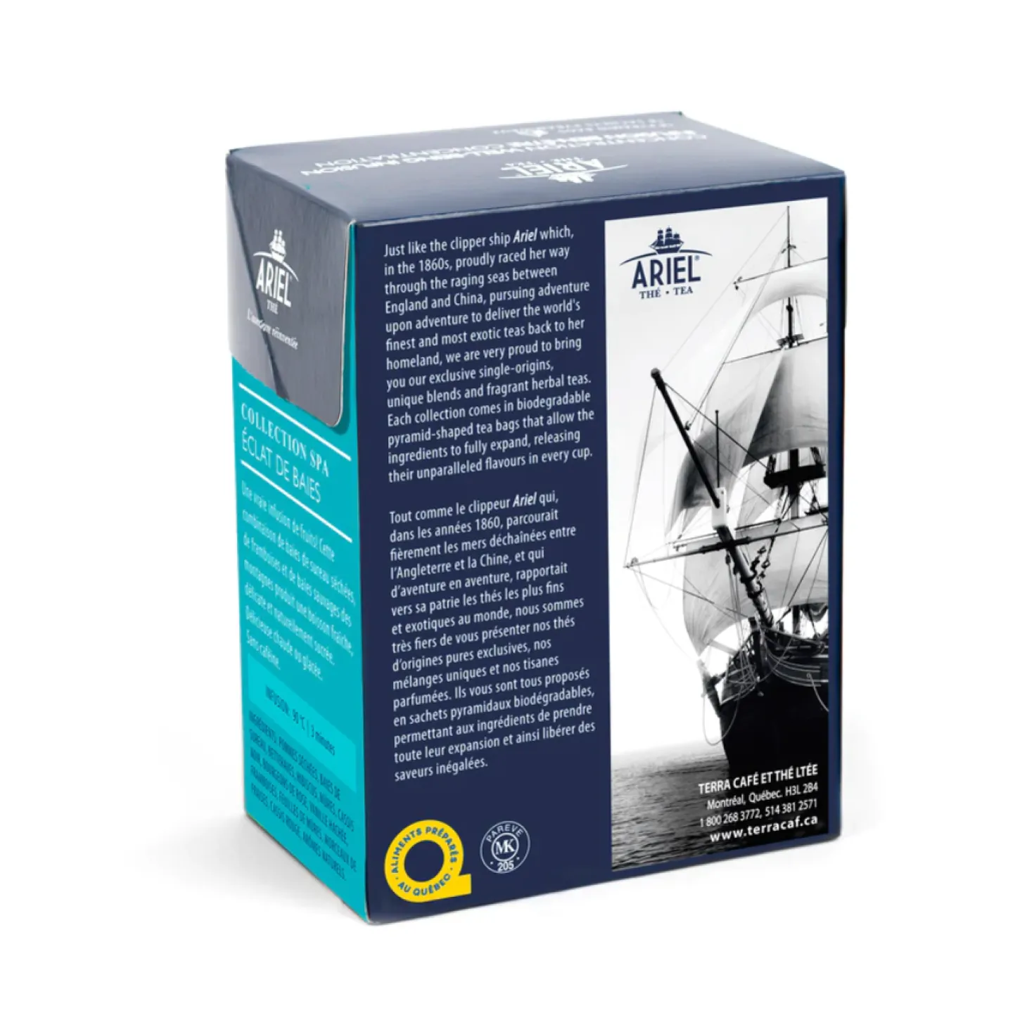 Herbal Teas|Caffeine Free>Ma Caféine Ariel | Berry Burst Spa Herbal Tea - 20 sachets