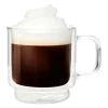 Double Wall Cups|Glasses And Cups>Ma Caféine Barista | Stackable cappuccino cups - Set of 2