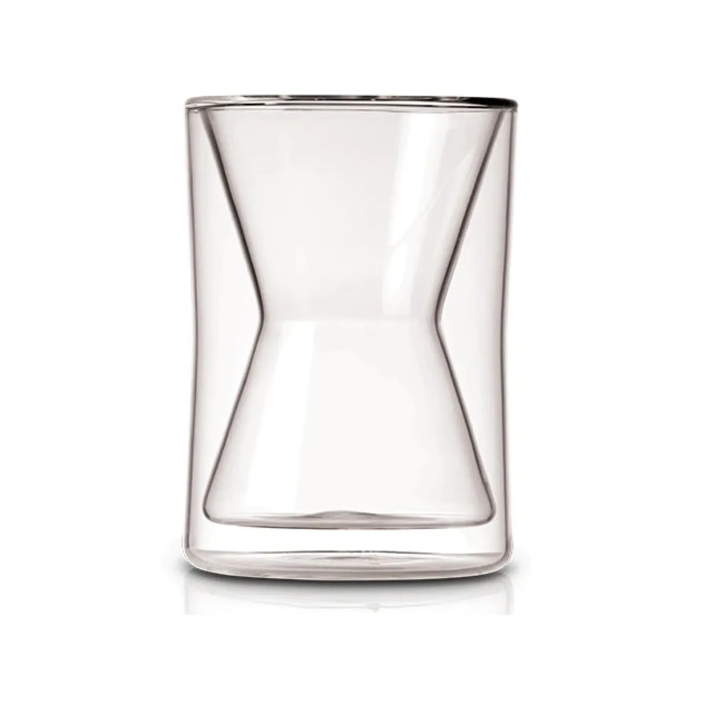 Glasses And Cups>Ma Caféine Chemex | Double wall glass mug without handle