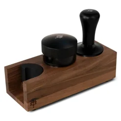 Barista Tools|Barista Tools>Ma Caféine Eureka | Walnut wood tamping station - double