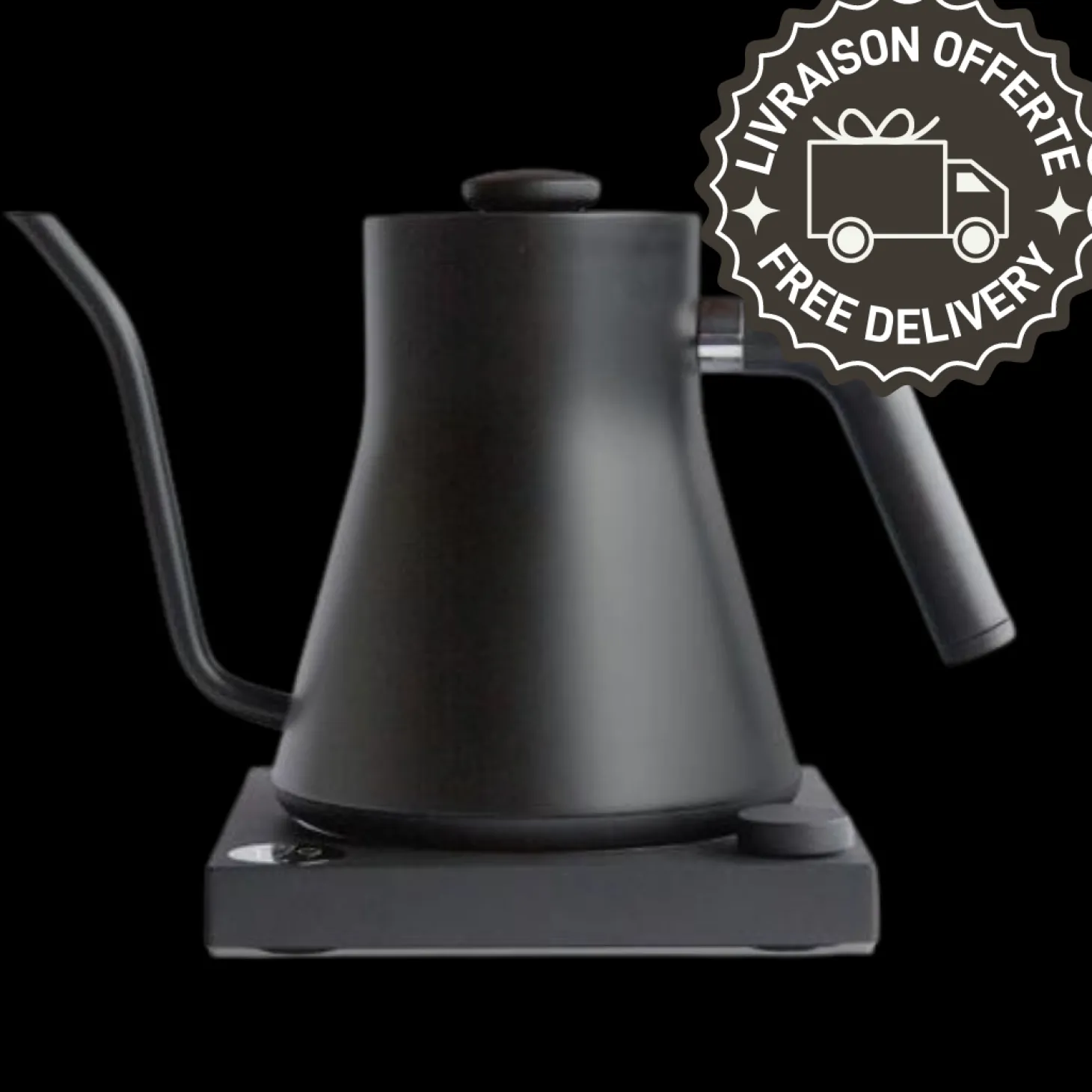 Barista Tools|Barista Tools>Ma Caféine Fellow | Stagg EKG Variable Temperature Kettle - Matte Black