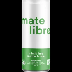 Ready-To-Drink Beverages|Quebec Products>Ma Caféine Free Mate | Organic Mint & Lime - 250 ml