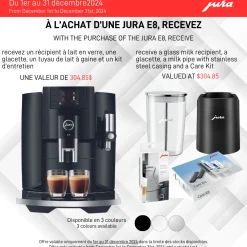 Jura|Automatic>Ma Caféine Jura | E8 Piano Black *New 2024 model*
