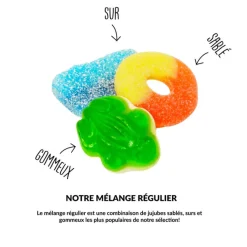 Food & Snacks|Quebec Products>Ma Caféine KandJu | Bucket of regular mix candy 225 g