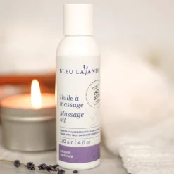 Quebec Products|Wellness Products>Ma Caféine Lavender Blue | Massage oil 120 ml