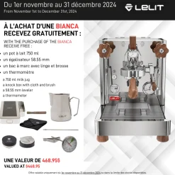 Lelit|Manual>Ma Caféine Lelit | Bianca LEPL162TCB Black