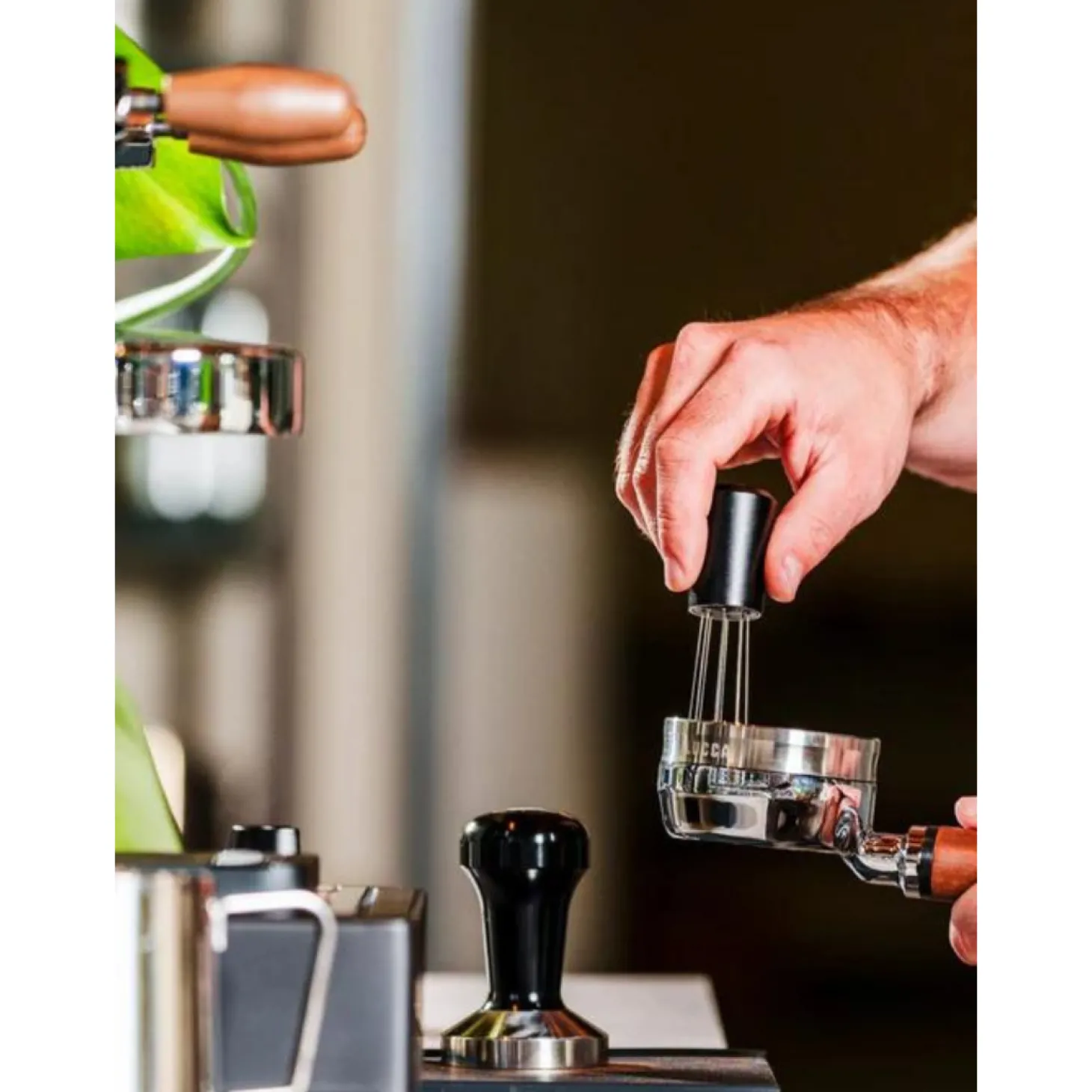 Barista Tools|Barista Tools>Ma Caféine Lucca | WDT Espresso Dispensing Tool with Stand