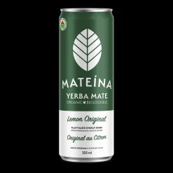 Ready-To-Drink Beverages|Quebec Products>Ma Caféine Mateina | Original Organic Energizing Infusion with Lemon