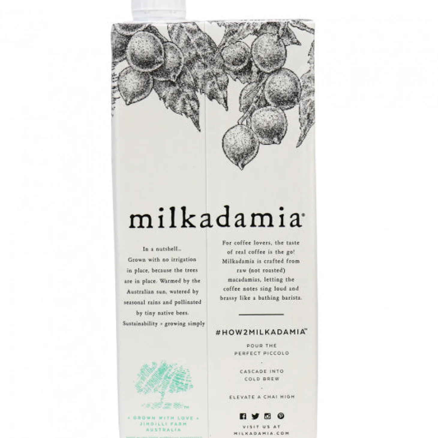 Milk, Plant-Based Drinks & Infused Chai>Ma Caféine Milkadamia | Barista Macadamia Latte Drink