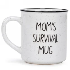 Ceramic Mugs|Message Mugs>Ma Caféine Mom's survival mug