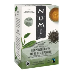Green Teas|In Bag>Ma Caféine Numi | Organic green gunpowder 18 sachets