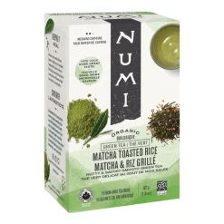 Green Teas|In Bag>Ma Caféine Numi | Organic toasted rice matcha 18 sachets