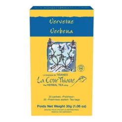 Herbal Teas|Caffeine Free>Ma Caféine The Courtesan | Verbena herbal tea box of 20 sachets