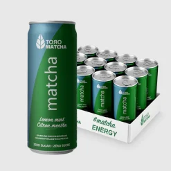Ready-To-Drink Beverages|Quebec Products>Ma Caféine ToroMatcha | Sparkling Lemon Mint sugar free - 355ml