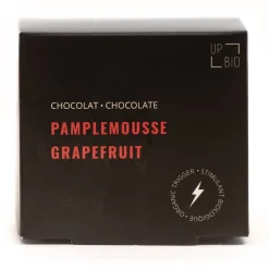 Food & Snacks|Quebec Products>Ma Caféine Upbio | Organic dark chocolate Grapefruit flavor with theine - 75 gr