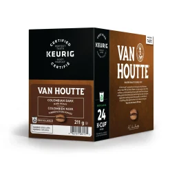 Keurig|K-Cup Capsules>Ma Caféine Van Houtte | Colombian Black 24 kcup capsules