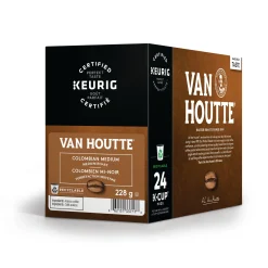 Keurig|K-Cup Capsules>Ma Caféine Van Houtte | Colombian Mid-Black 24 kcup capsules