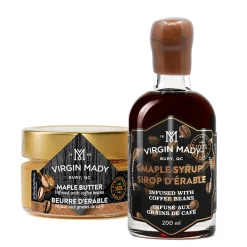 Food & Snacks|Quebec Products>Ma Caféine Virgin Mady | Butter and syrup duo infused with coffee beans